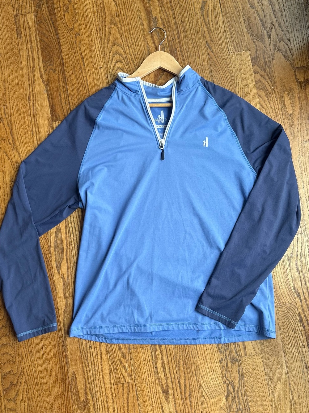 Johnny O Light Blue and Navy Men’s Quarter Zip